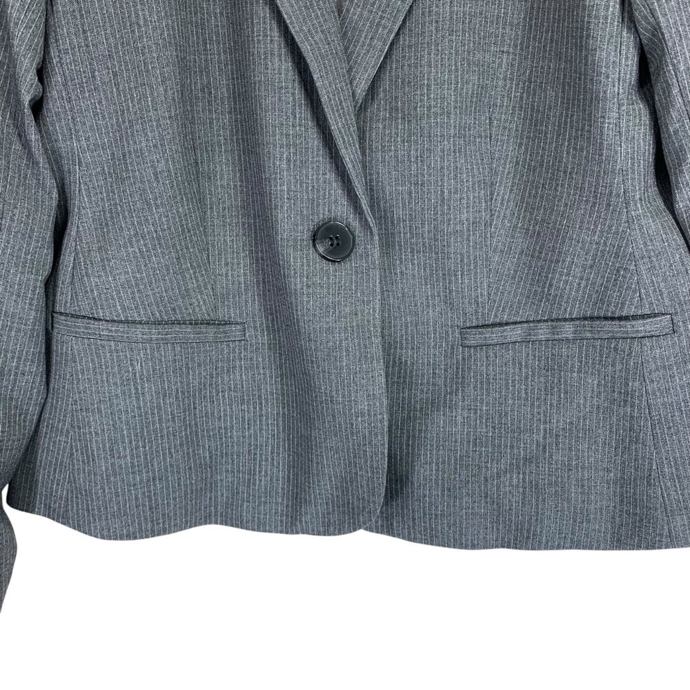 NWT Kaffe Blazer 'Ellie' in Mottled Grey Women's Charcoal Blazer size38 - Picture 6 of 14